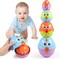 Easter Toys Gifts for 18 months, 2, 3, 4+ Yr Old Toddlers Kids, 8 Pcs Nesting & Stacking Chicks Baby Matching Toys